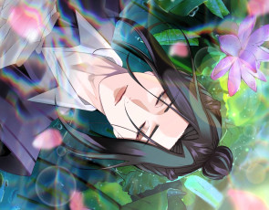 Картинка аниме mo+dao+zu+shi цзян чжэн лицо лотосы вода