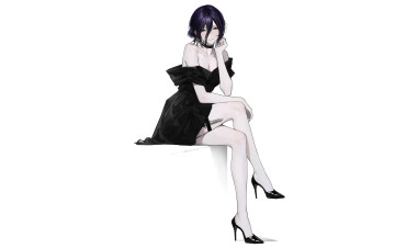 обоя аниме, chainsaw man, девушка