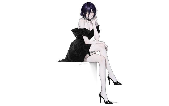 Обои картинки фото аниме, chainsaw man, девушка