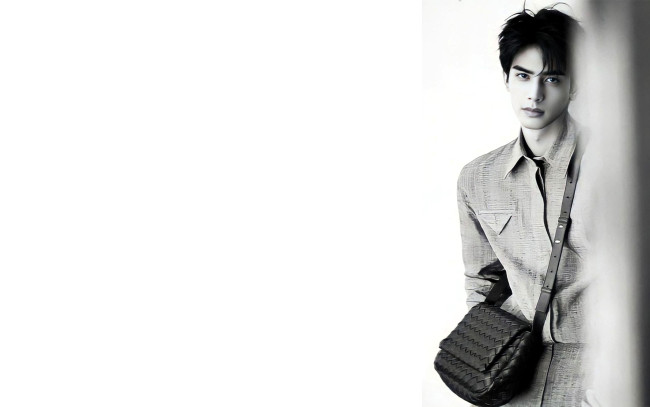 Обои картинки фото сун вэйлун, мужчины, -unsort, актер, рубашка, сумка