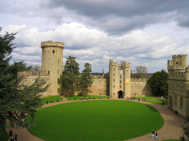 Обои картинки фото warwick, uk, города, дворцы, замки, крепости