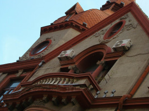 Картинка города здания дома