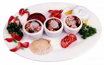 Картинка еда рыбные блюда морепродуктами