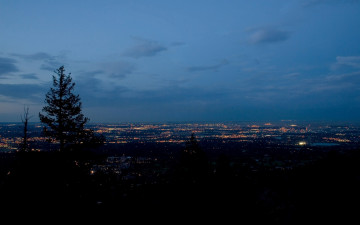 Картинка города огни ночного