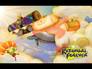 обоя katamari, forever, видео, игры