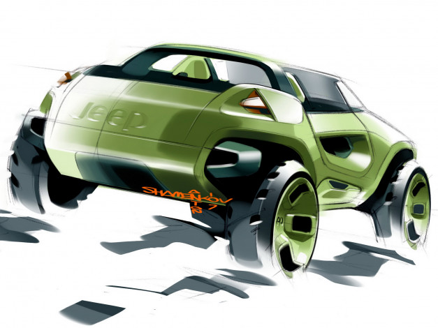 Обои картинки фото автомобили, рисованные