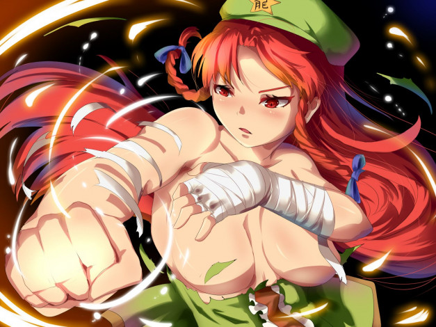 Обои картинки фото аниме, touhou