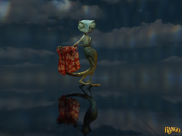 Обои картинки фото мультфильмы, rango