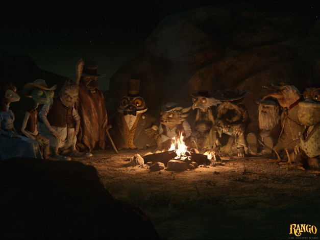 Обои картинки фото мультфильмы, rango