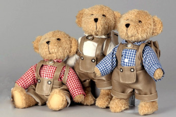 Картинка разное игрушки комбинезоны медвежата