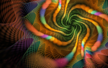 Картинка 3д графика fractal фракталы фон узор