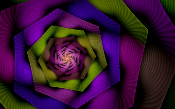 Картинка 3д графика fractal фракталы узор фон