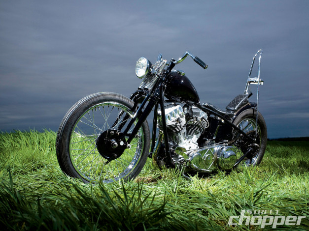 Обои картинки фото мотоциклы, customs, chopper