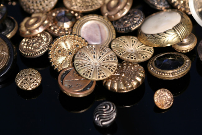 Обои картинки фото разное, украшения, аксессуары, веера, пуговицы, много