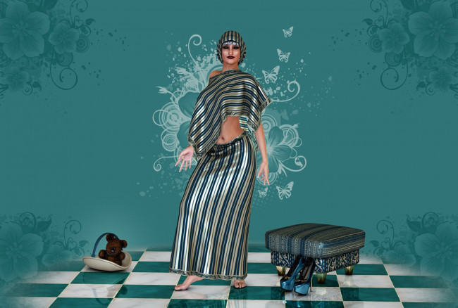 Обои картинки фото 3д, графика, people, люди, девушка