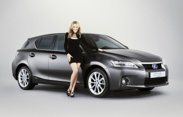 Картинка автомобили авто девушками lexus kylie minogue