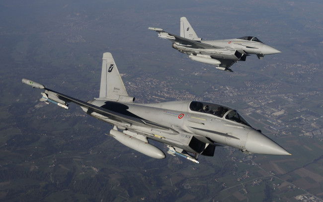 Обои картинки фото fi, 156, авиация, боевые, самолёты, fi-156, истребители, пара, полет