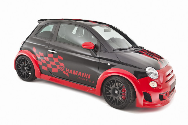 Обои картинки фото 2010, abarth, 500, hamann, автомобили, fiat
