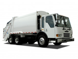 Картинка автомобили мусоровозы lafrance american rolloffcon 880s condor
