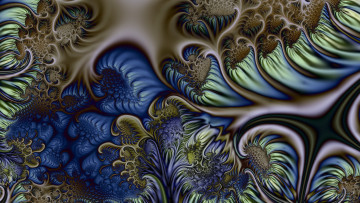 Картинка 3д+графика fractal+ фракталы узор цвета фон