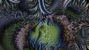 Картинка 3д+графика fractal+ фракталы узор цвета фон