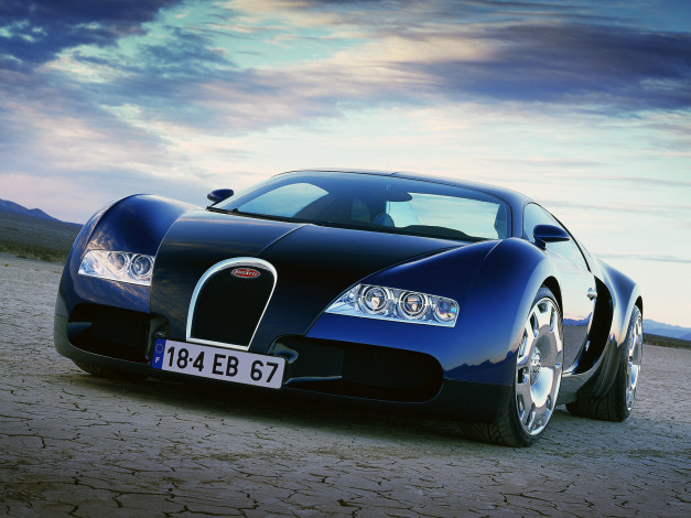 Обои картинки фото bugatti eb 18, 4 veyron concept, автомобили, bugatti