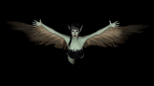 Обои картинки фото 3д графика, elves , эльфы, эльфийка, ангел, крылья