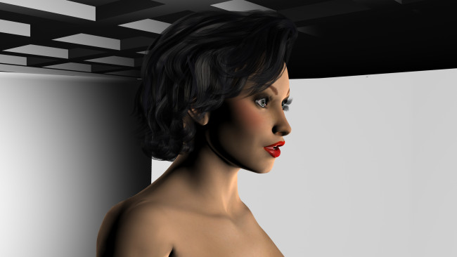 Обои картинки фото 3д графика, portraits , портрет, девушка