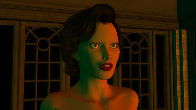 Обои картинки фото 3д графика, portraits , портрет, девушка, взгляд