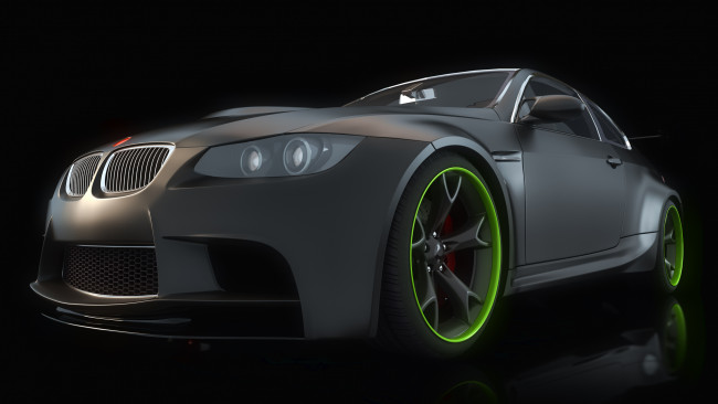 Обои картинки фото автомобили, 3д, m3, bmw