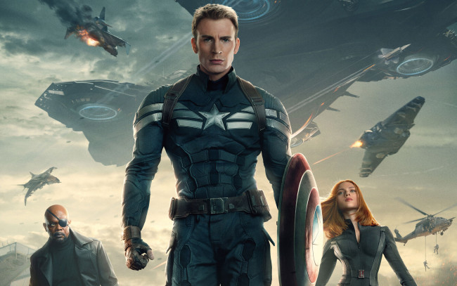 Обои картинки фото первый мститель другая война, кино фильмы, captain america,  the winter soldier, captain, america, the, winter, soldier, первый, мститель, другая, война