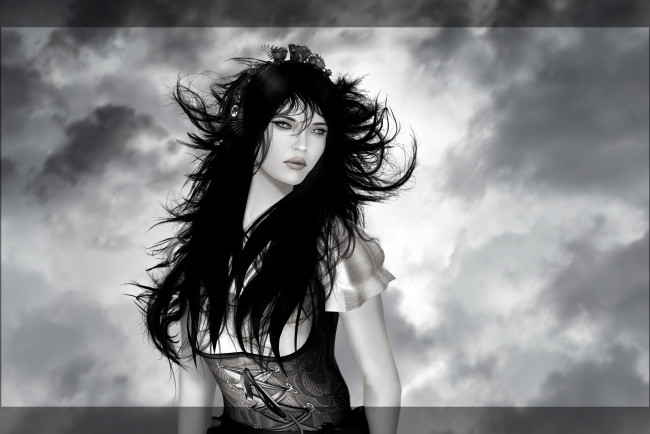 Обои картинки фото 3д графика, people , люди, буря