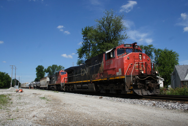 Обои картинки фото техника, поезда, рельсы, локомотив