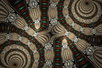 Картинка 3д+графика фракталы+ fractal узор фон цвета