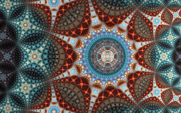 Картинка 3д+графика фракталы+ fractal узор фон цвета
