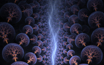 Картинка 3д+графика фракталы+ fractal узор фон цвета