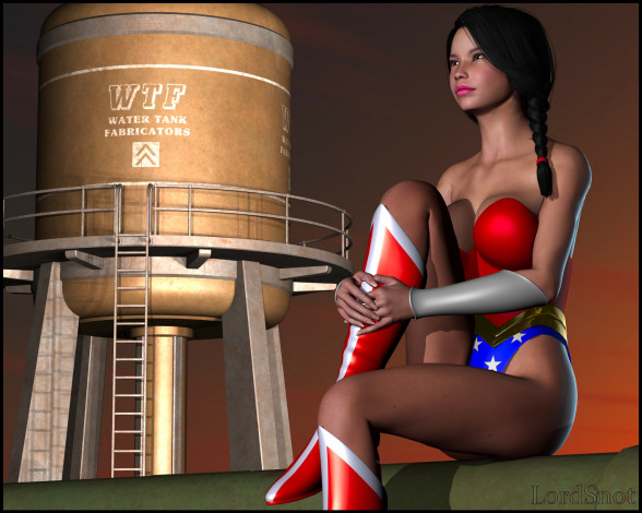 Обои картинки фото lordsnot, 3д графика, фантазия , fantasy, девушка, взгляд, фон