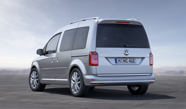 Обои картинки фото автомобили, volkswagen, caddy, highline, 2015г