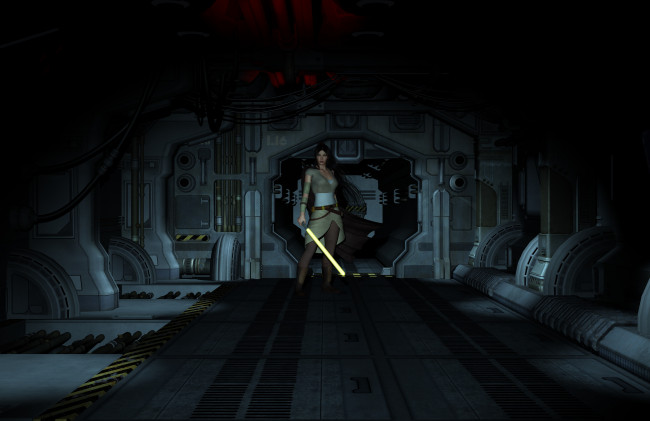 Обои картинки фото 3д графика, фантазия , fantasy, девушка, взгляд, фон, меч