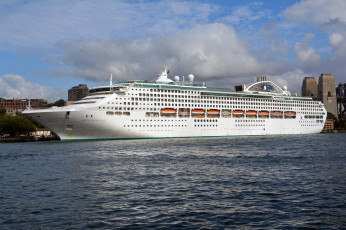 Картинка dawn+princess корабли лайнеры круиз лайнер