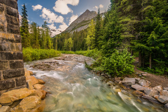 Картинка природа реки озера река лес горы