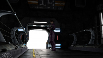 Картинка 3д+графика фантазия+ fantasy девушка фон взгляд