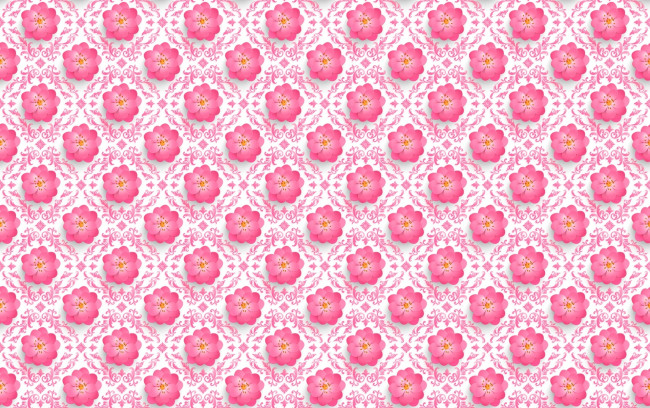 Обои картинки фото векторная графика, цветы , flowers, цветы, сакура, узор