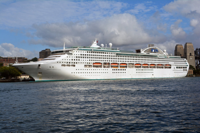 Обои картинки фото dawn princess, корабли, лайнеры, круиз, лайнер