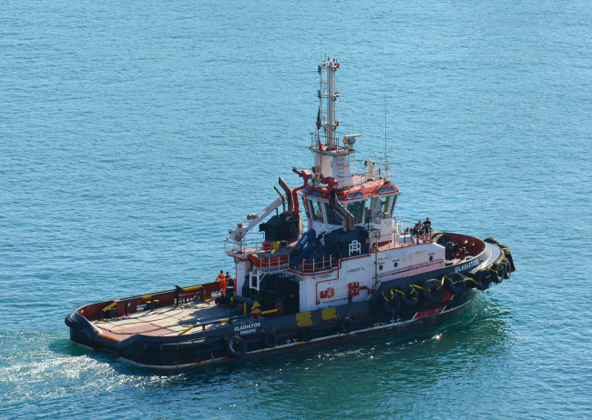 Обои картинки фото gladiator, корабли, баркасы ,  буксиры, буксир