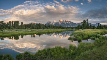 Картинка природа реки озера река лес