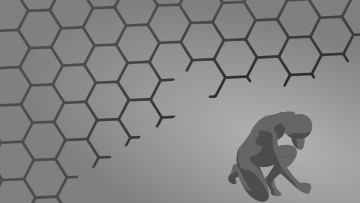 Картинка рисованное минимализм девушка взгляд фон