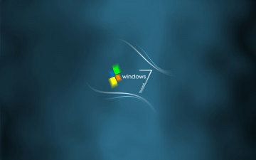 Картинка компьютеры windows+7+ vienna фон логотип