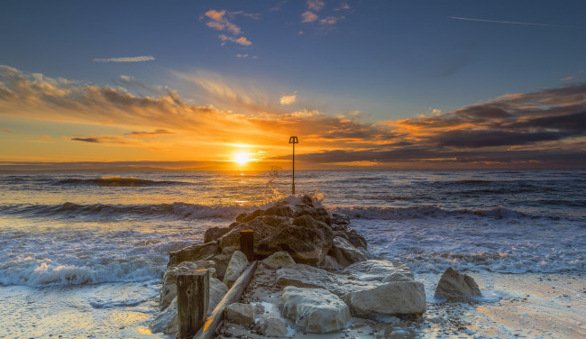 Обои картинки фото природа, восходы, закаты, рассвет