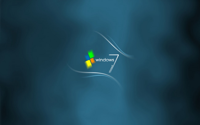 Обои картинки фото компьютеры, windows 7 , vienna, фон, логотип
